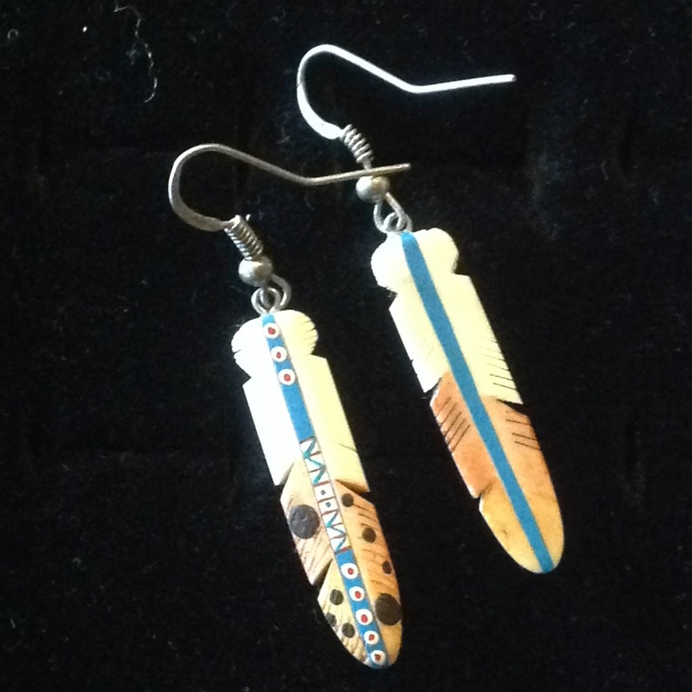 Painted earrings